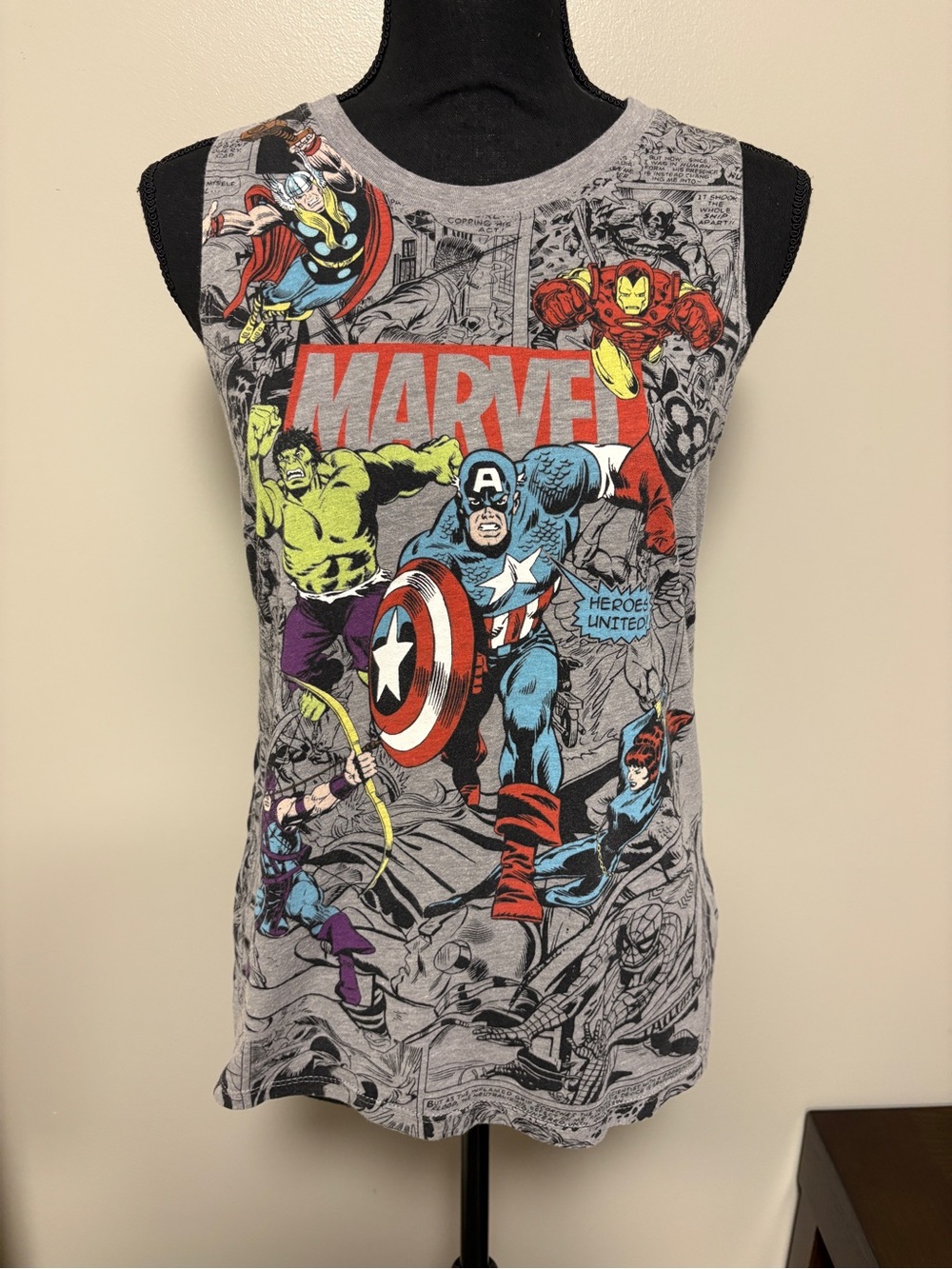 Marvel Women’s Grey Tank Top